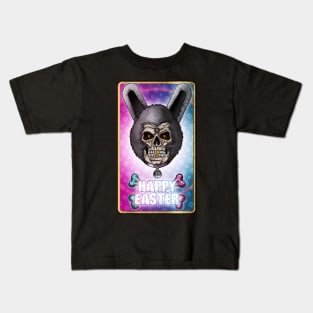 Happy Easter, Easter Bunny skull Kids T-Shirt